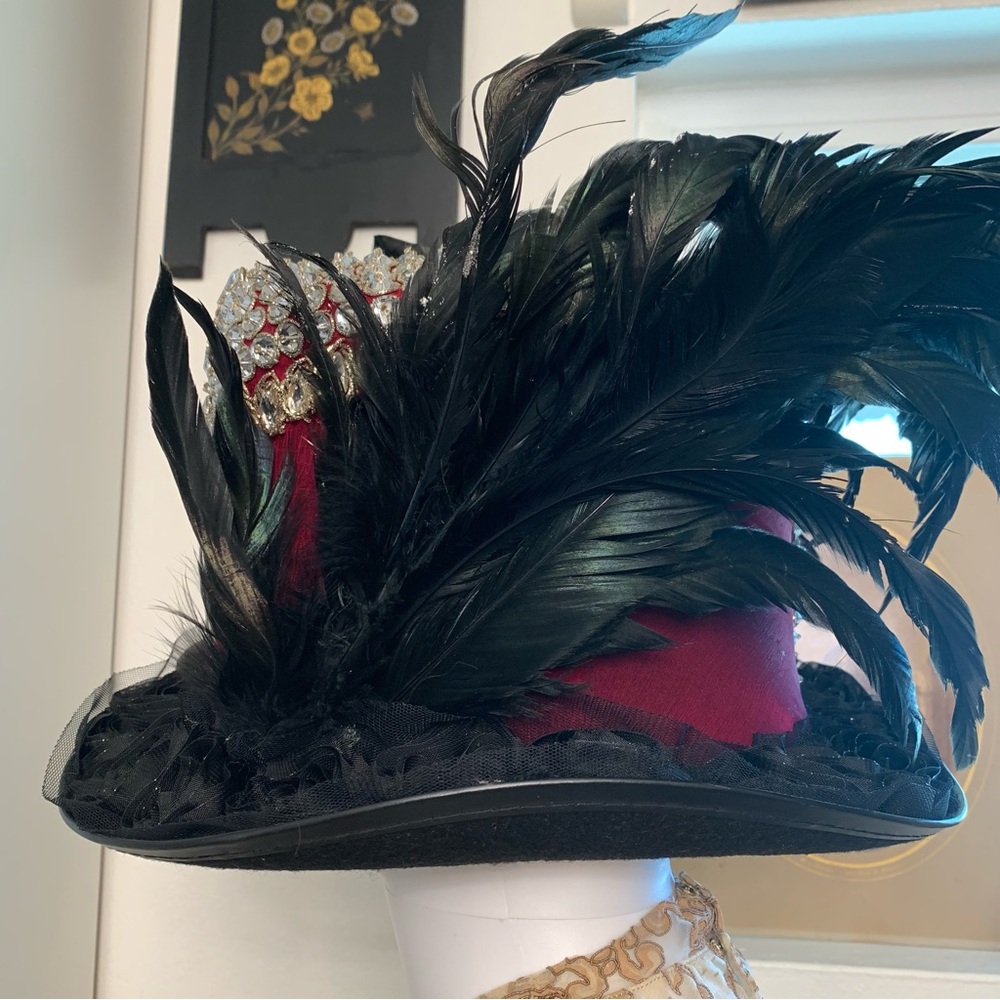 OOAK hat jeweled performance stage performer rock star musician singer festival - Picture 7 of 16